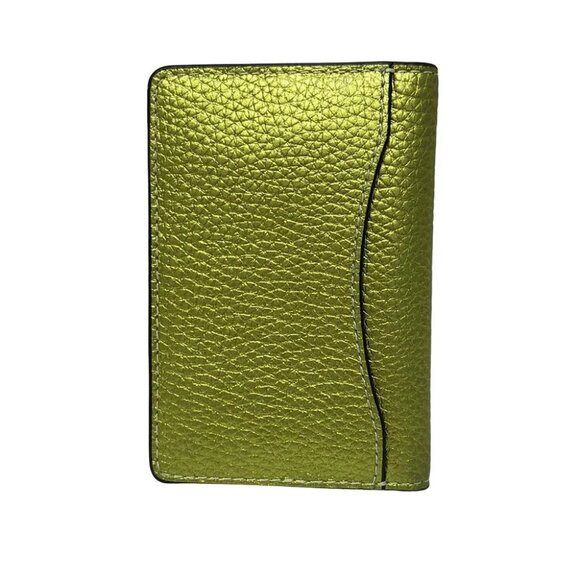 COACH - CP200 Green Leather Pass Holder - Picture 2 of 4
